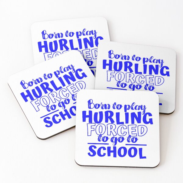 Item preview, Born to play hurling. Forced to go to school. designed and sold by TheGreenGoat.