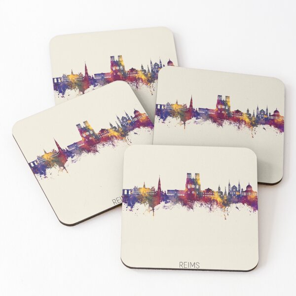 Item preview, Reims France Skyline designed and sold by ArtPrints.