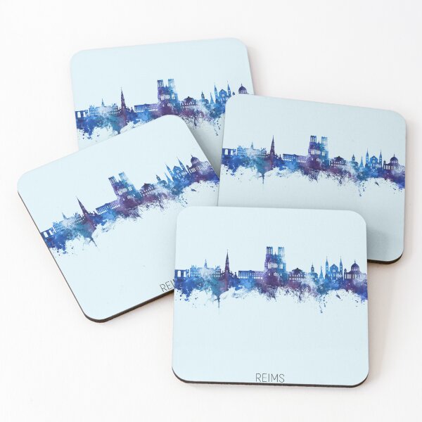 Item preview, Reims France Skyline designed and sold by ArtPrints.
