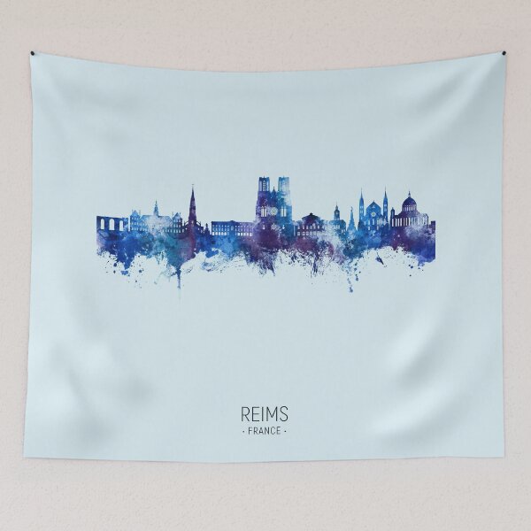 Item preview, Reims France Skyline designed and sold by ArtPrints.