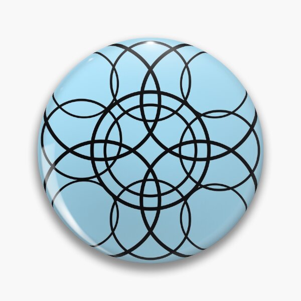 Item preview, Abstract circle doodle pattern designed and sold by Tanya Mihe.