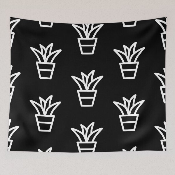 Item preview, black and white  plant artwork 2 designed and sold by kyds.