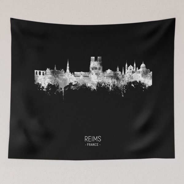 Item preview, Reims France Skyline designed and sold by ArtPrints.