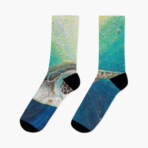 Item preview, Cruising the EAC, green sea turtle designed and sold by Debra Dickson.