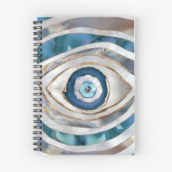 Item preview, Evil Eye Mineral textures and gold designed and sold by k9printart.