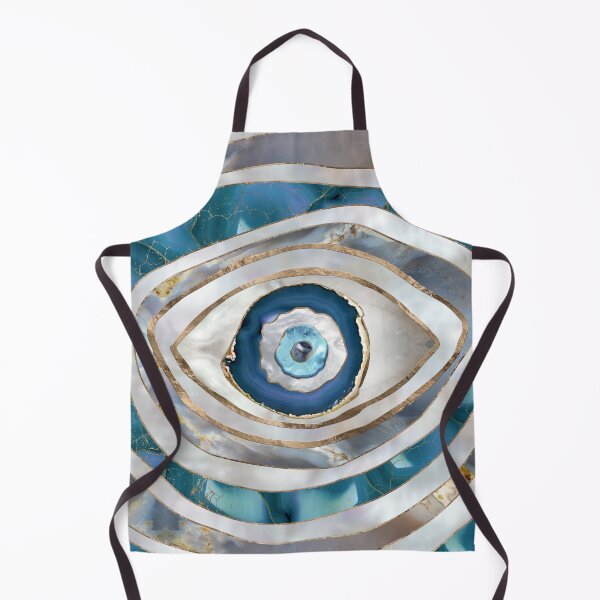 Item preview, Evil Eye Mineral textures and gold designed and sold by k9printart.