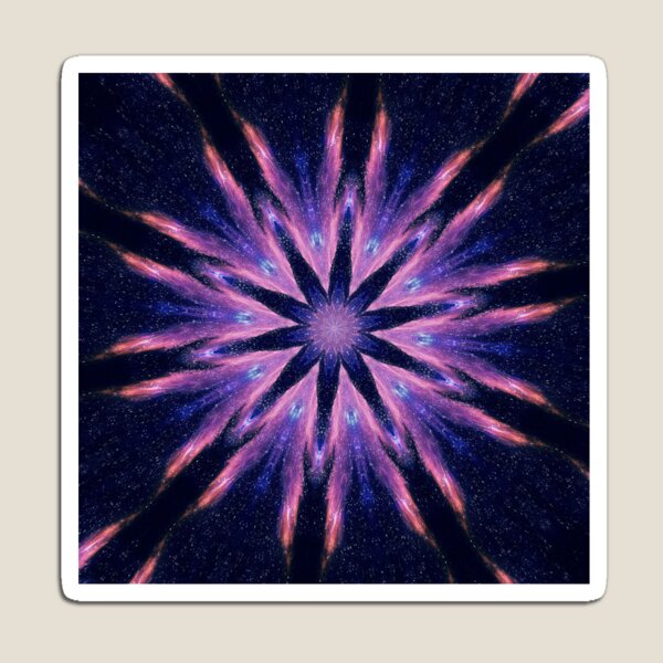 Sunset Mandala Magnet