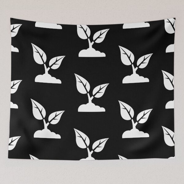 Item preview, black and white  plant artwork 3 designed and sold by kyds.