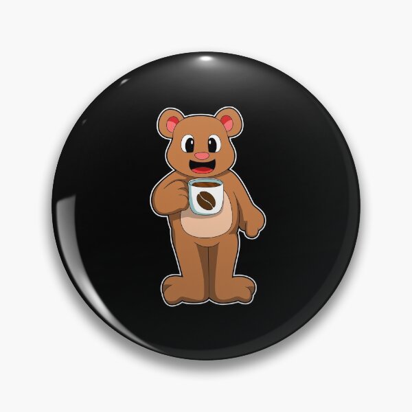 Item preview, Bear with Cup of Coffee designed and sold by Snabdesign84.