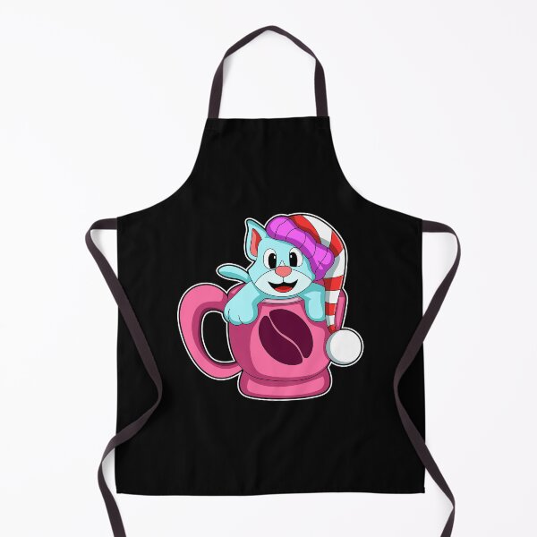 Item preview, Cat with Cup of Coffee & bobble hat designed and sold by Snabdesign84.