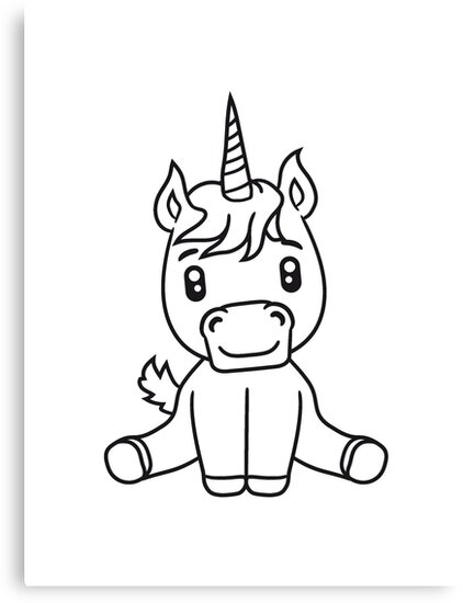 unicorn foal unicorn sweet cute sitting comic cartoon pony horse