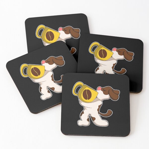 Item preview, Dog with Cup of Coffee designed and sold by Snabdesign84.