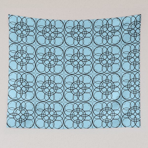 Item preview, Abstract circle doodle pattern designed and sold by Tanya Mihe.