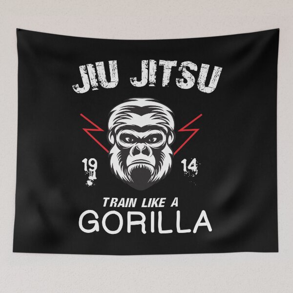 Item preview, Jiu-Jitsu Silverback - Combat Training tees. designed and sold by PrintPress.