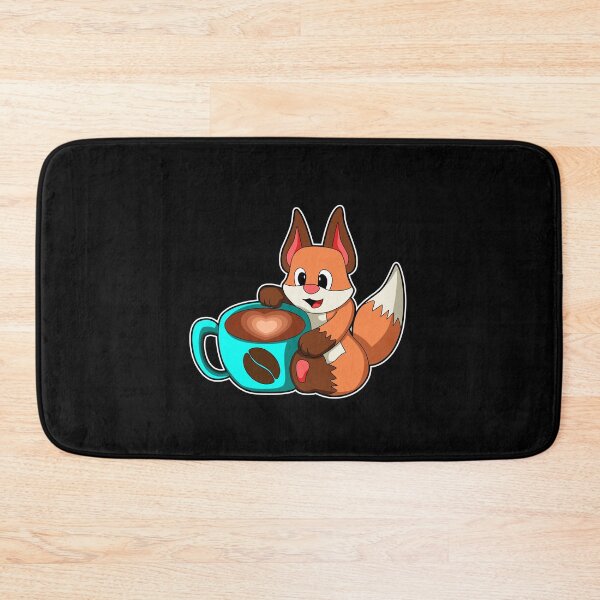 Item preview, Fox with Cup of Coffee designed and sold by Snabdesign84.
