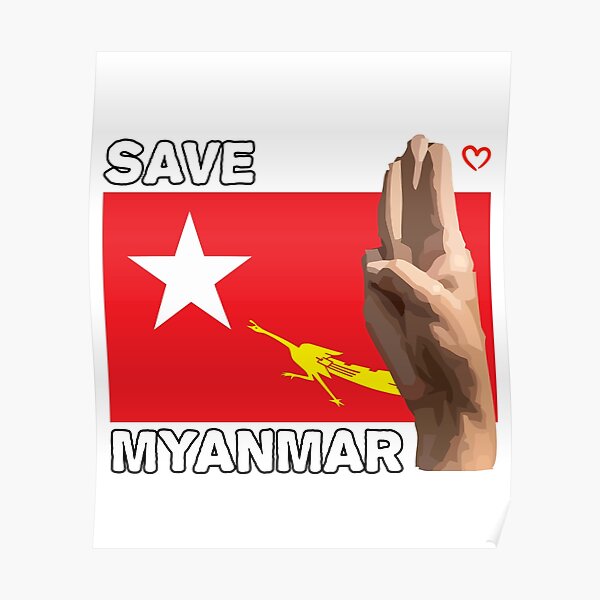 Myanmar Posters Redbubble