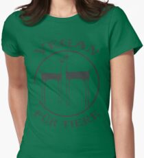 VEGAN FÜR TIERE Women's Fitted T-Shirt