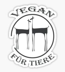 VEGAN FÜR TIERE Sticker