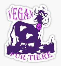 VEGAN FÜR TIERE Sticker