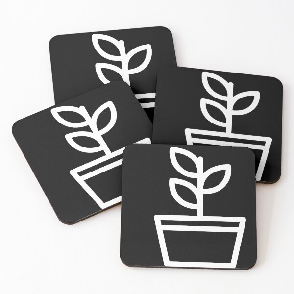 Item preview, Black and white  plant artwork 4 designed and sold by kyds.