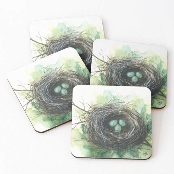 Item preview, Bird Nest With Leaves designed and sold by Taphath Foose.