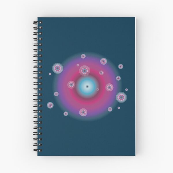 Item preview, Lost in space-Holographic colors-blue background designed and sold by CSouissi.