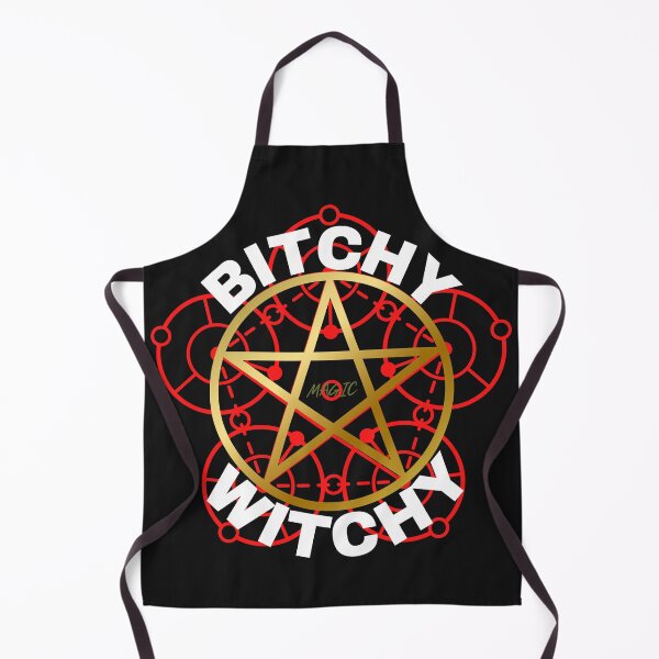 Item preview, BITCHY WITCHY, MAGIC, WITCH, PENTAGRAM, WITCHCRAFT, designed and sold by R B Chrystal.
