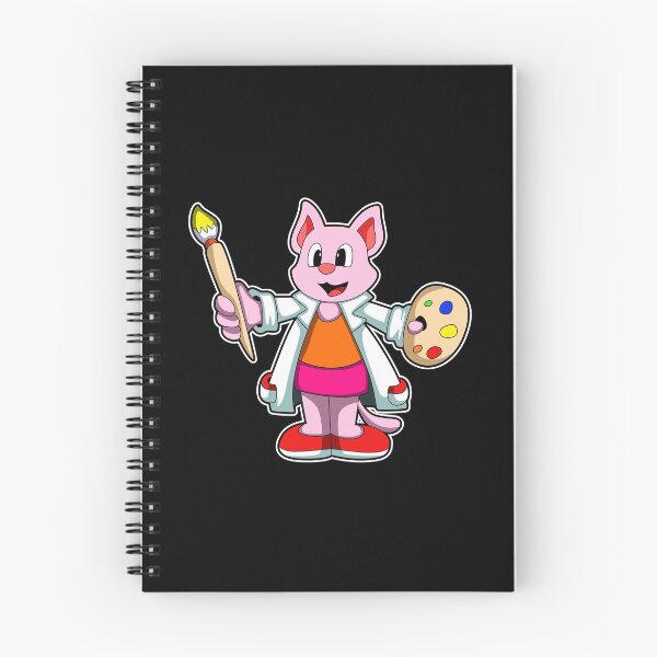 Item preview, Cat Painter Paintbrush Painting designed and sold by Snabdesign84.