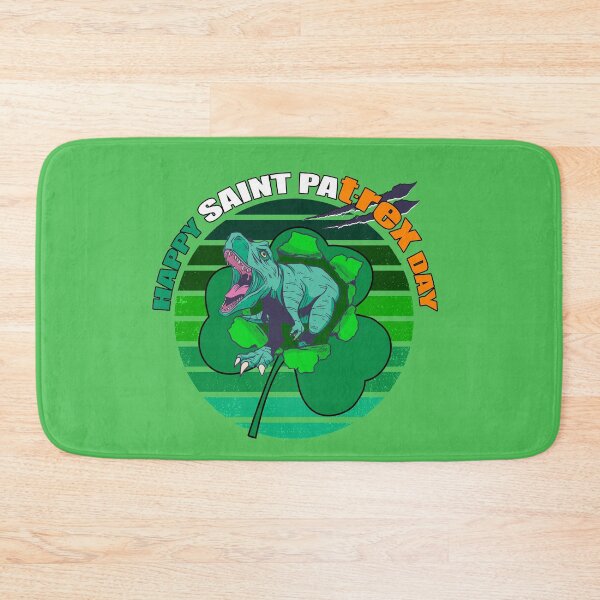 Item preview, Happy Saint Patrick's Day Shamrock With St Patrex T-rex designed and sold by Ransyn Art.