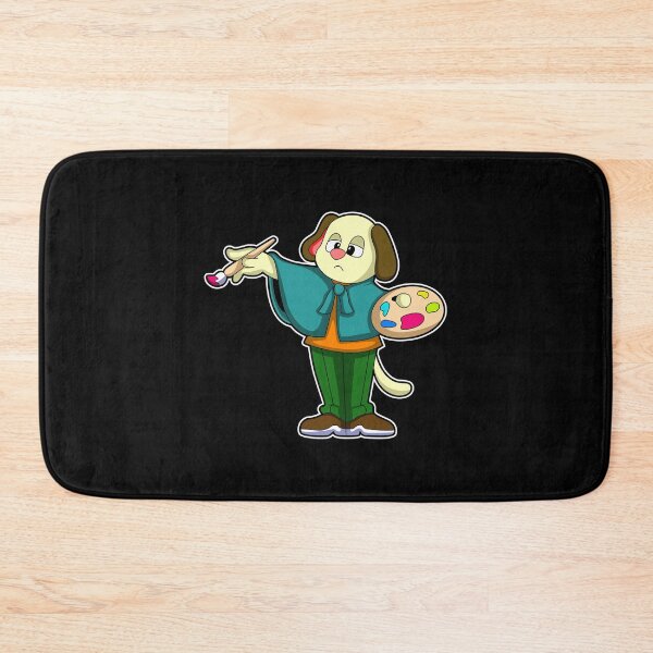 Item preview, Dog as Painter with Brush & Paint designed and sold by Snabdesign84.