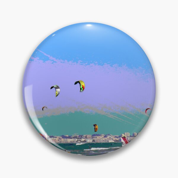 Item preview, Posterized windsurfers and kite surfers  designed and sold by Ann Biddlecombe.