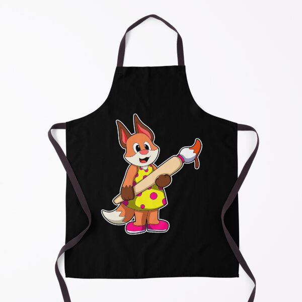 Item preview, Fox as Painter with Brush & Paint designed and sold by Snabdesign84.