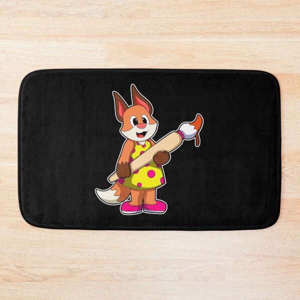 Item preview, Fox as Painter with Brush & Paint designed and sold by Snabdesign84.