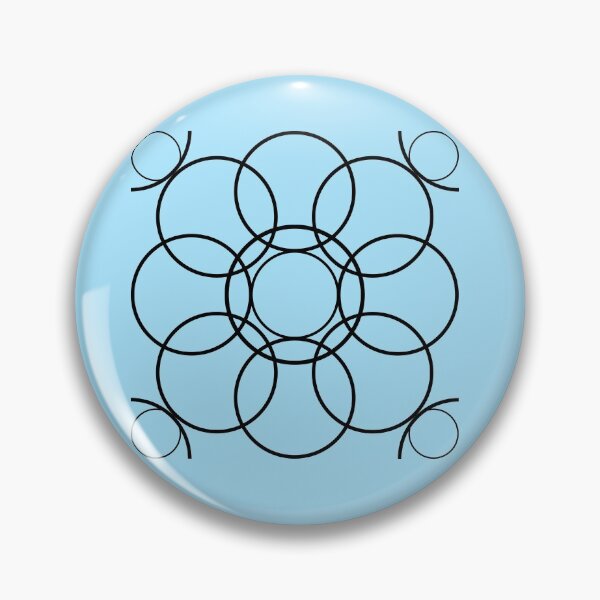 Item preview, Abstract spiral Circle pattern repeat doodle design designed and sold by Tanya Mihe.