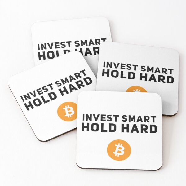 Item preview, Invest smart, Hold hard (Bitcoin) designed and sold by Bouzdesigns.