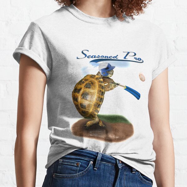 Tortoise Baseball Player - Seasoned Pro Classic T-Shirt