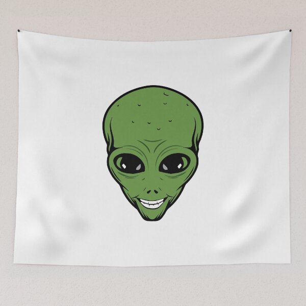 Item preview, Funny Alien Face 'White Edition' designed and sold by Luxury-Outfits.