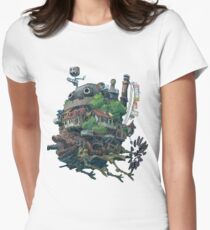 8bit Howl's Moving Castle Women's Fitted T-Shirt
