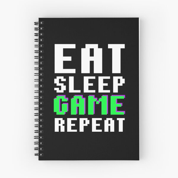 Item preview,  Eat Sleep Game Repeat Gamer Esports Gaming Quote designed and sold by sillyquestions.