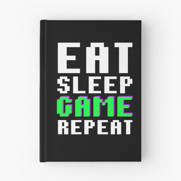 Item preview,  Eat Sleep Game Repeat Gamer Esports Gaming Quote designed and sold by sillyquestions.
