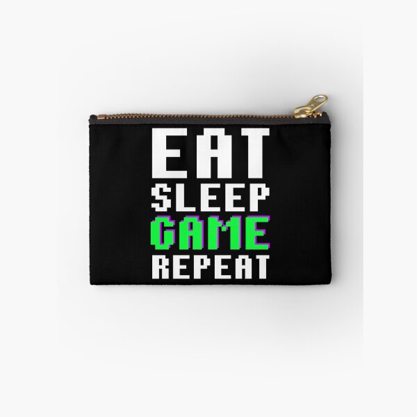 Item preview,  Eat Sleep Game Repeat Gamer Esports Gaming Quote designed and sold by sillyquestions.