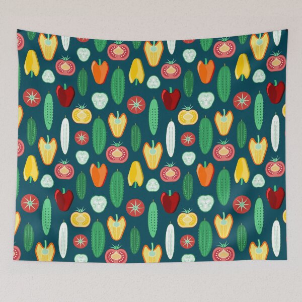 Item preview, Sweet Color Vegetables Pattern designed and sold by lanolga.