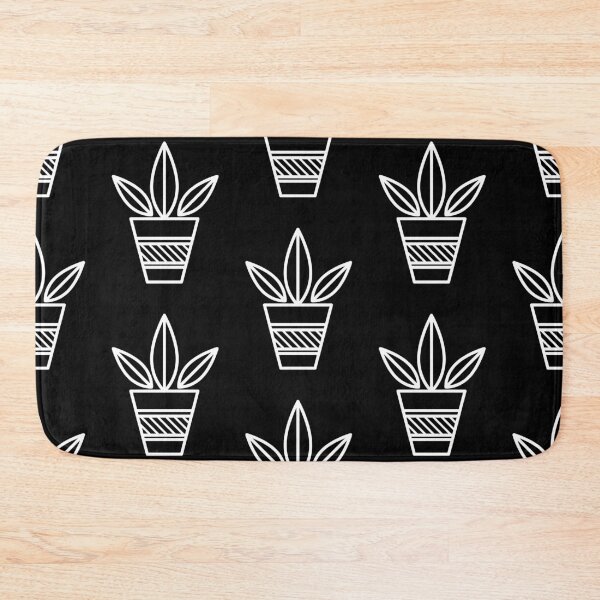 Item preview, Black and white  plant artwork 10 designed and sold by kyds.