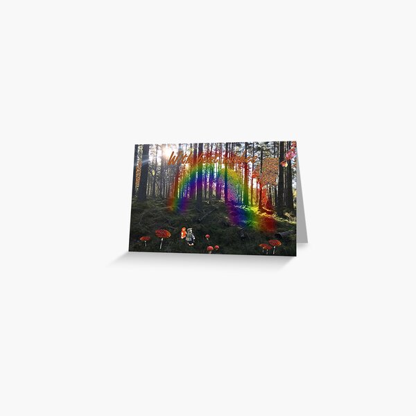 Under the Rainbow - Children's Card - 'With Best Wishes' Greeting Card