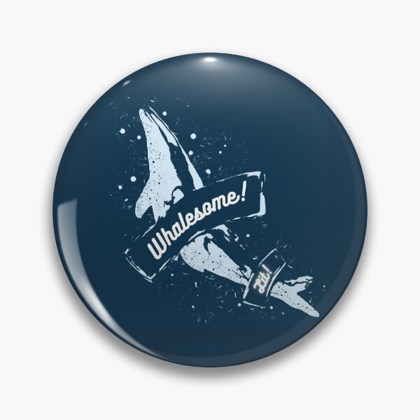 Item preview, Humpback Whale - Whalesome Pun designed and sold by aquatickawaii.