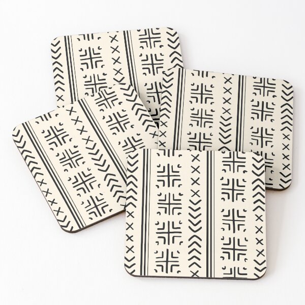 Item preview, Mud Cloth Criss-Cross // Cream designed and sold by The Wellington Boot.