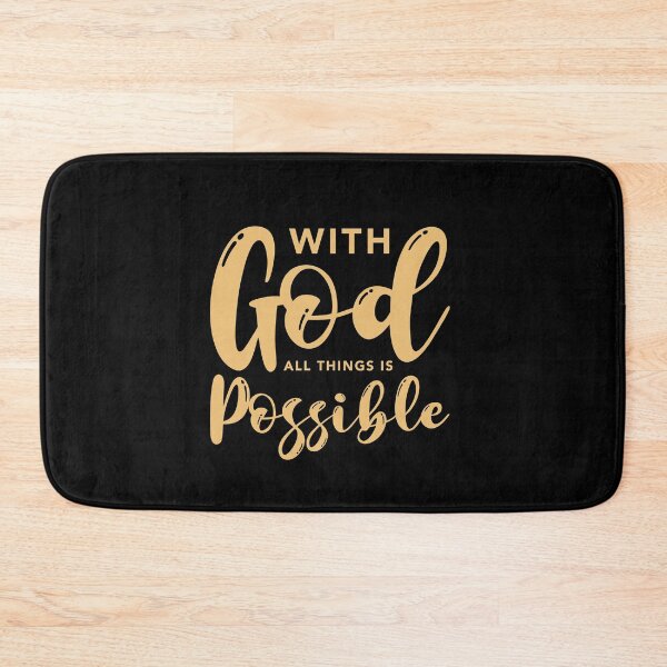 Item preview, with God all things possible designed and sold by Riza Aprilliana.