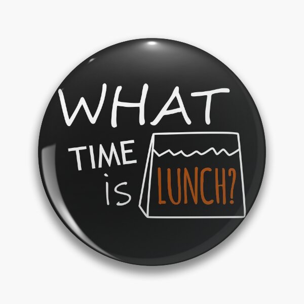 Item preview, What Time is Lunch - White Orange Color designed and sold by olivergraham.