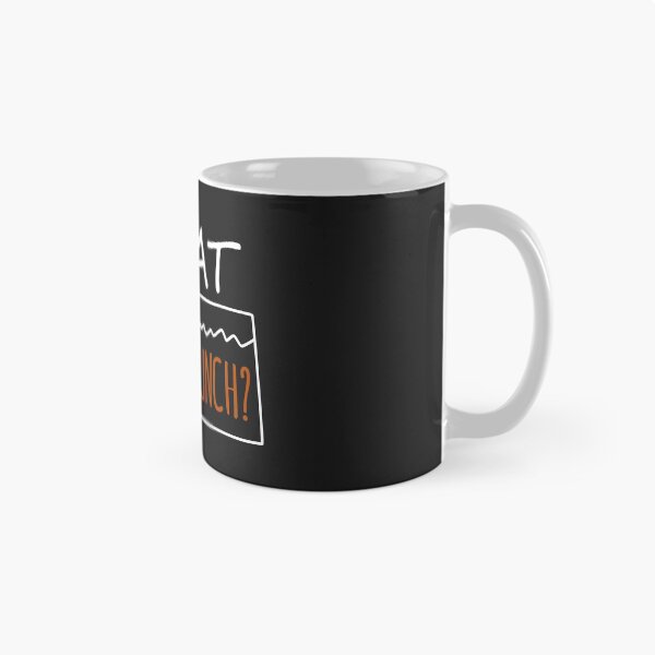 Item preview, What Time is Lunch - White Orange Color designed and sold by olivergraham.