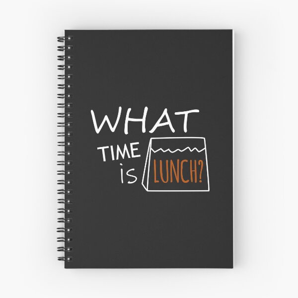 Item preview, What Time is Lunch - White Orange Color designed and sold by olivergraham.